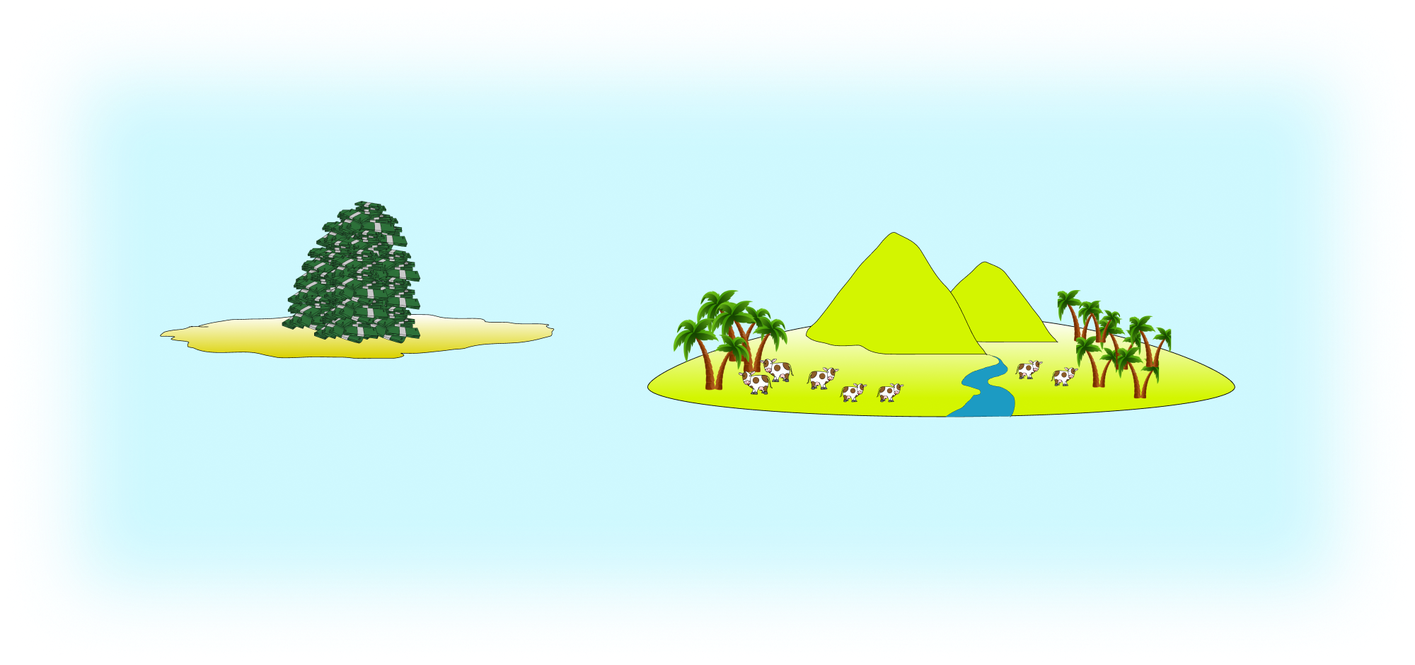 two islands